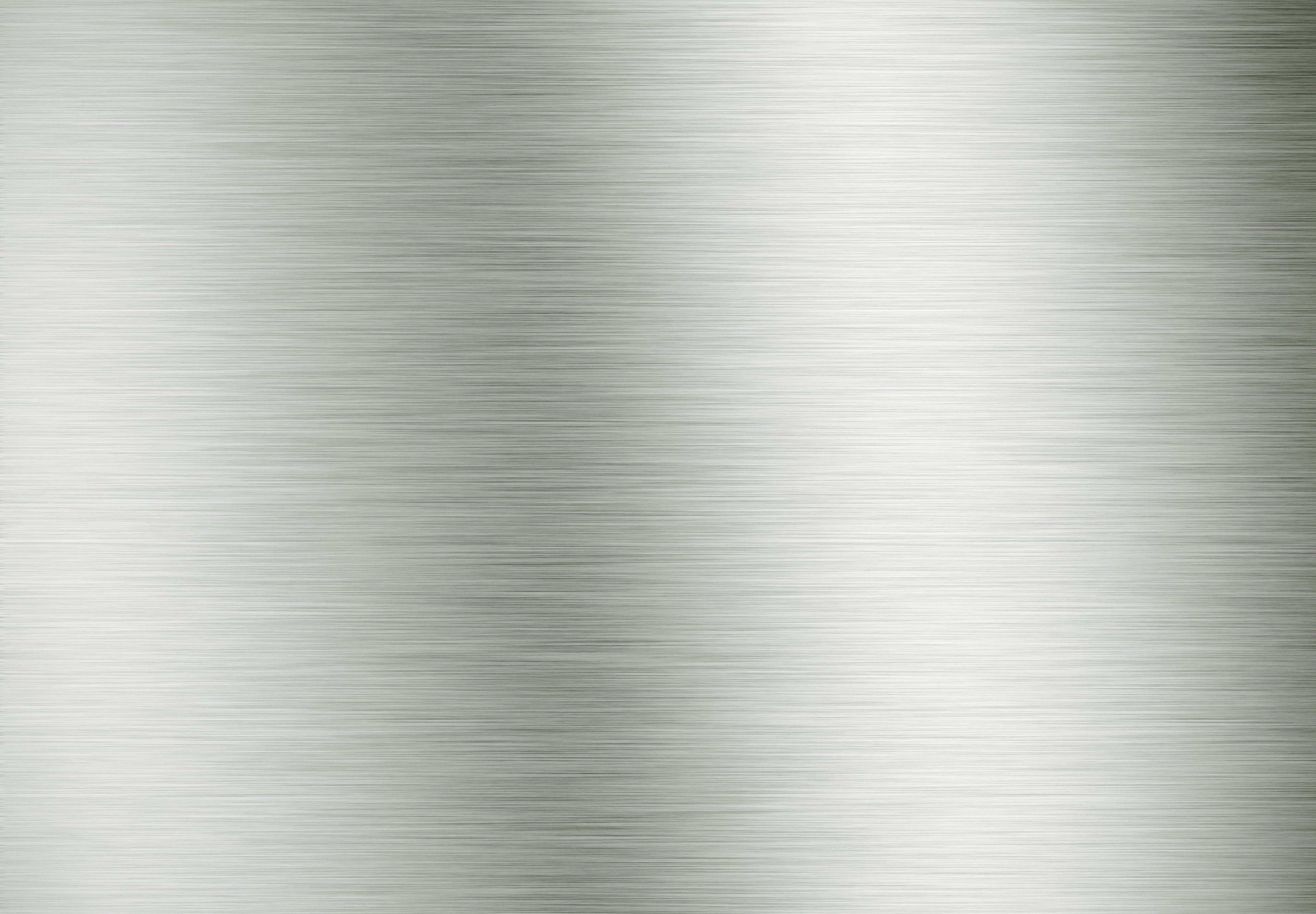 Brushed stainless steel texture for industrial design.